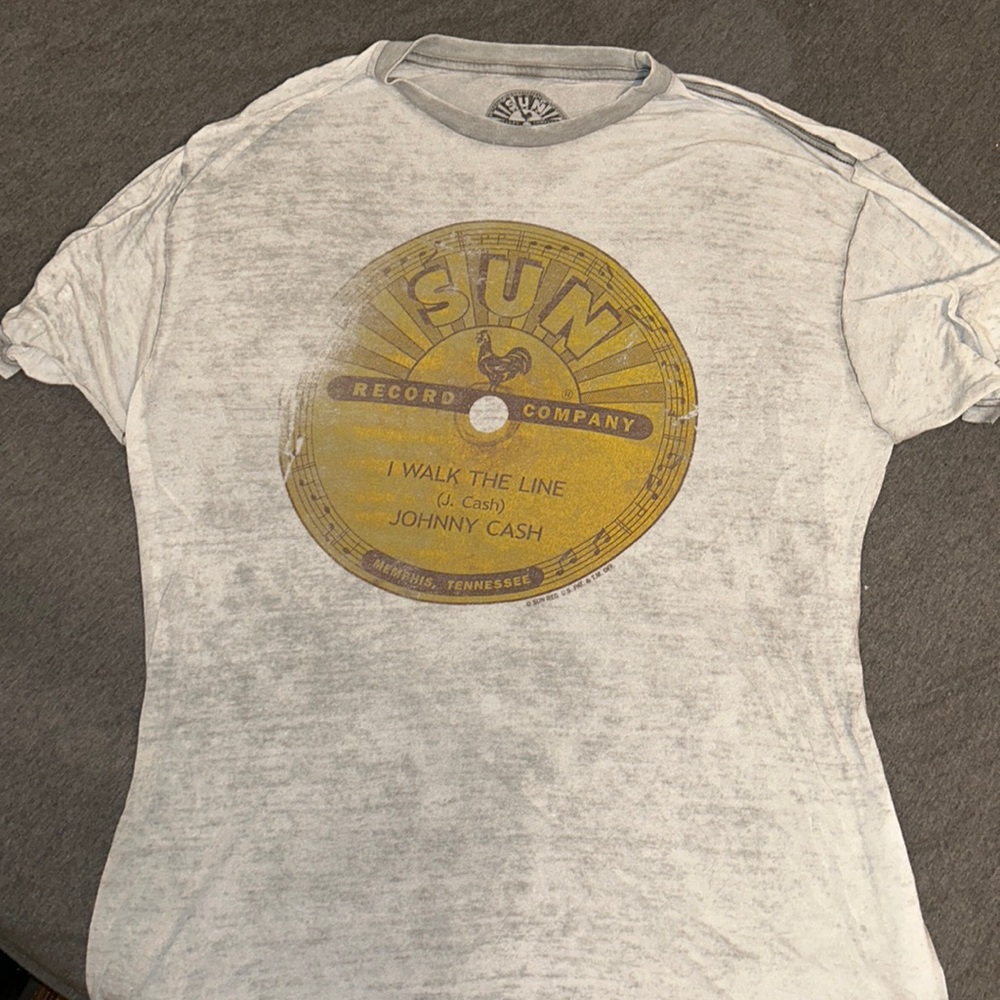 Faded Johnny Cash Tee